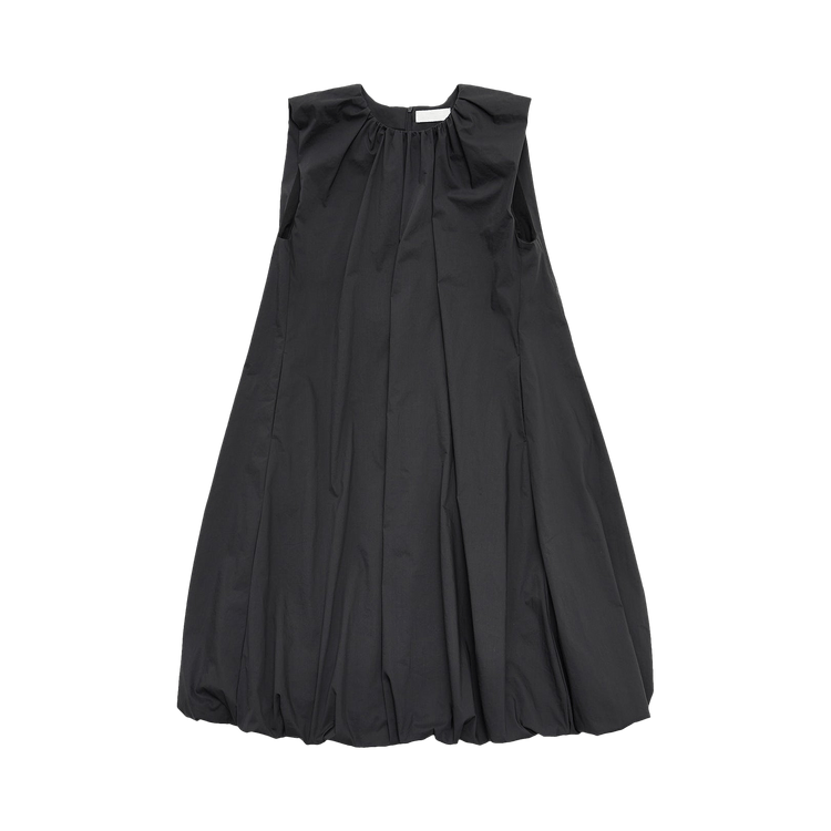 Amomento Volume Shirring Dress "Charcoal"