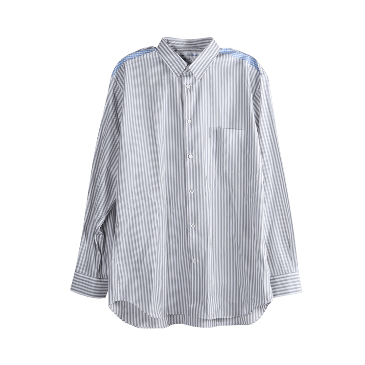 Comme des Garçons SHIRT Woven Formal Stripe Shirt "Stripe/Check"