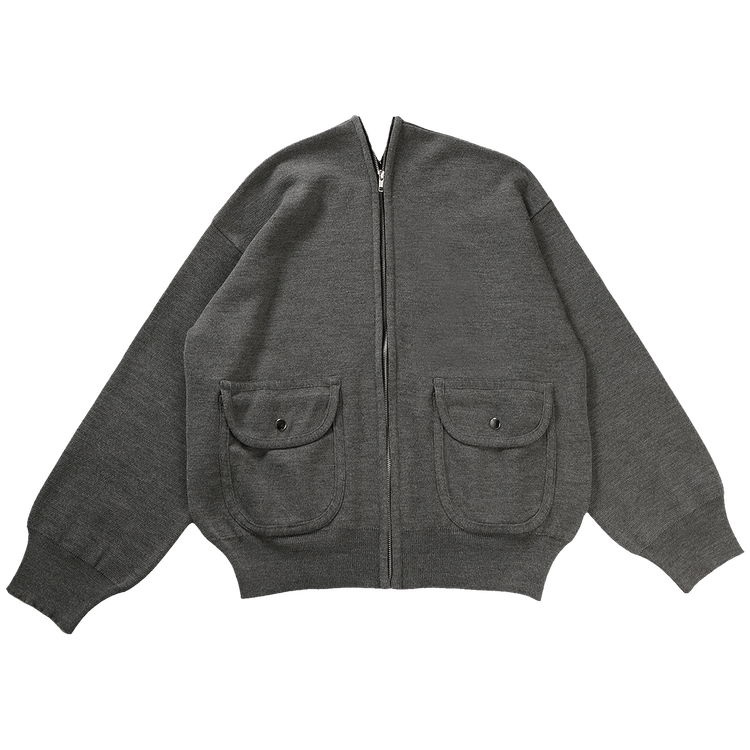 Magliano Gerri Knitted Bomber Jacket "Dark Grey"