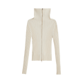 Phoebe Philo Funnel Neck Cardigan "Cream"