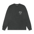 Stussy Classic Gear Long-Sleeve Tee Pigment Dyed "Black"