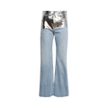 Rabanne Metallic Detailing Jeans "Light Blue Denim"