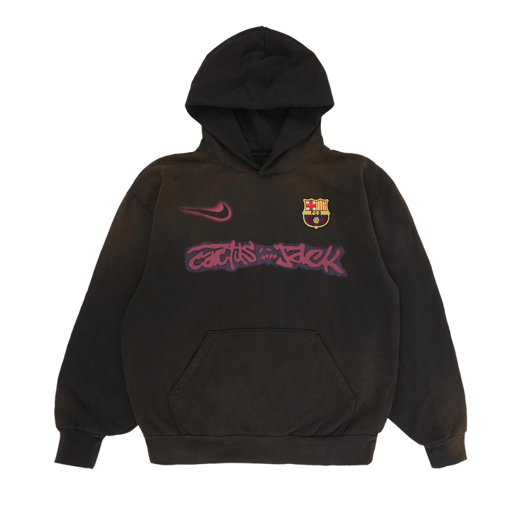 Nike FC Barcelona x Cactus Jack Spray Logo Hoodie "Blue"