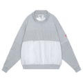 Cav Empt Overdye Collared Light Crew Sweatshirt "Grey"