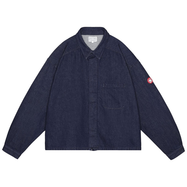 Cav Empt Denim Short Shirt Jacket "Indigo"