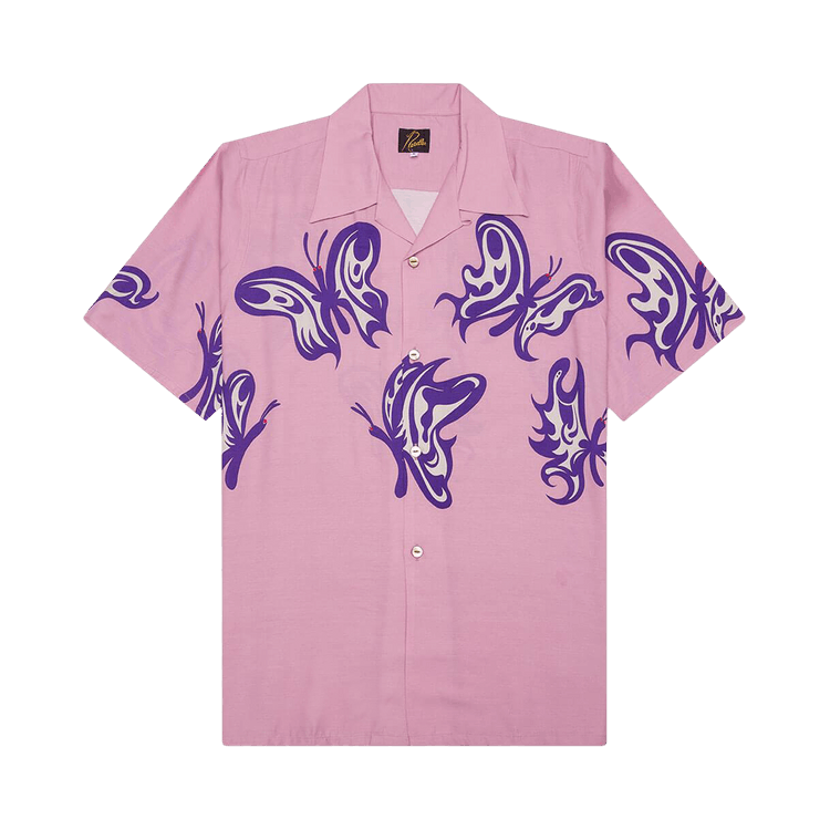 Needles x Kae Tanaka Papillon Short-Sleeve One Up Shirt "Old Rose"