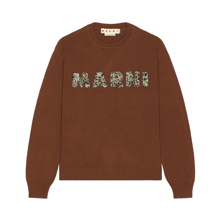 Marni Roundneck Sweater "Maroon"