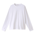 The Row Long-Sleeve Ciles R Top "White"