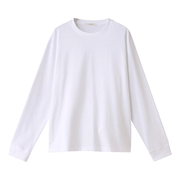 The Row Long-Sleeve Ciles R Top "White"