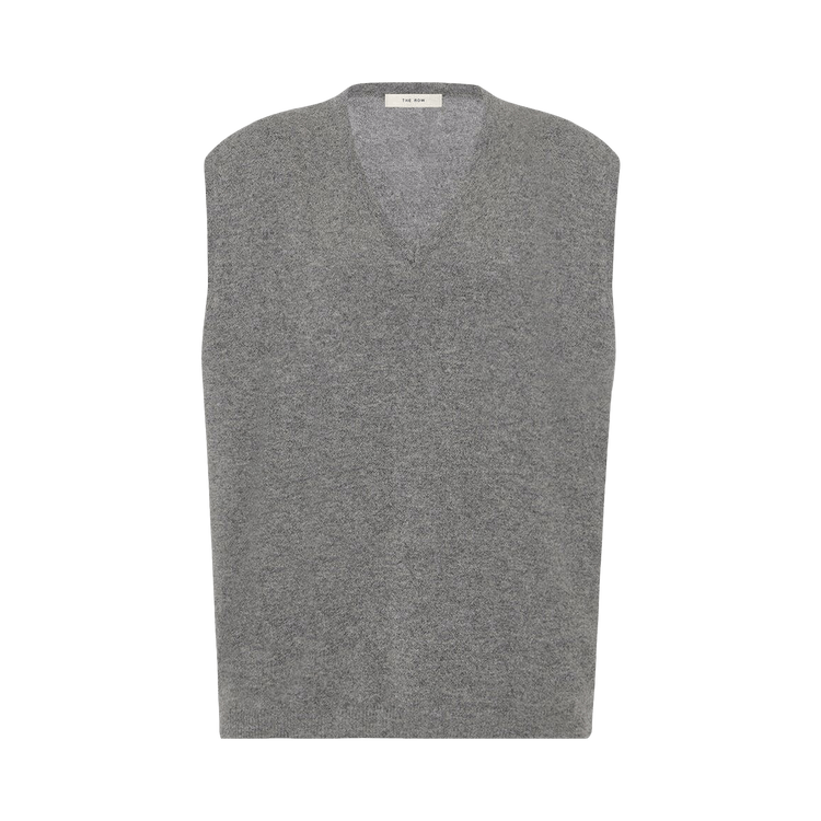 The Row Kossy Top "Medium Grey Melange"