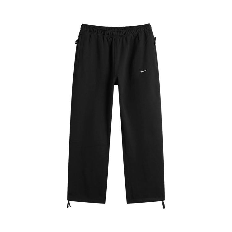 Nike Solo Swoosh Wide Fleece Pant "Black"