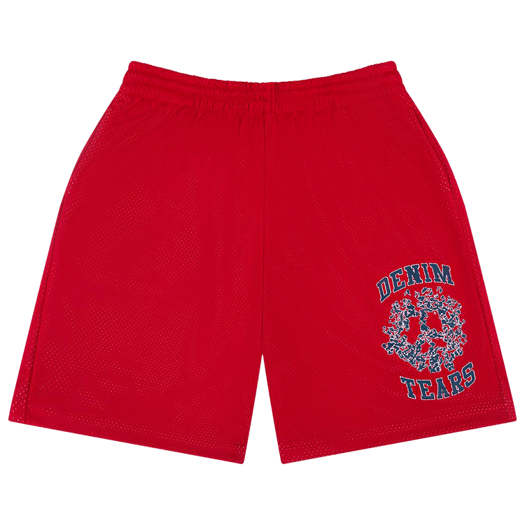 Denim Tears Denim University Mesh Shorts "Red"
