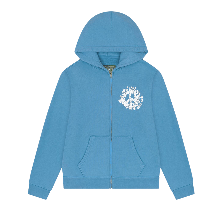 Denim Tears Denim University Zip Hoodie "Light Blue"