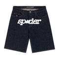 Sp5der V3 Logo Denim Short "Indigo Denim"