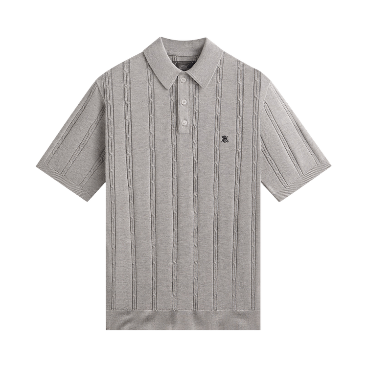 Kith Tilden Polo "Light Heather Grey"