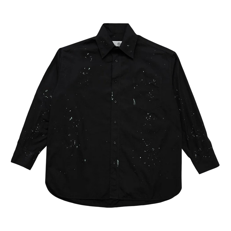 MM6 Maison Margiela Paint Residue Shirt "Black"