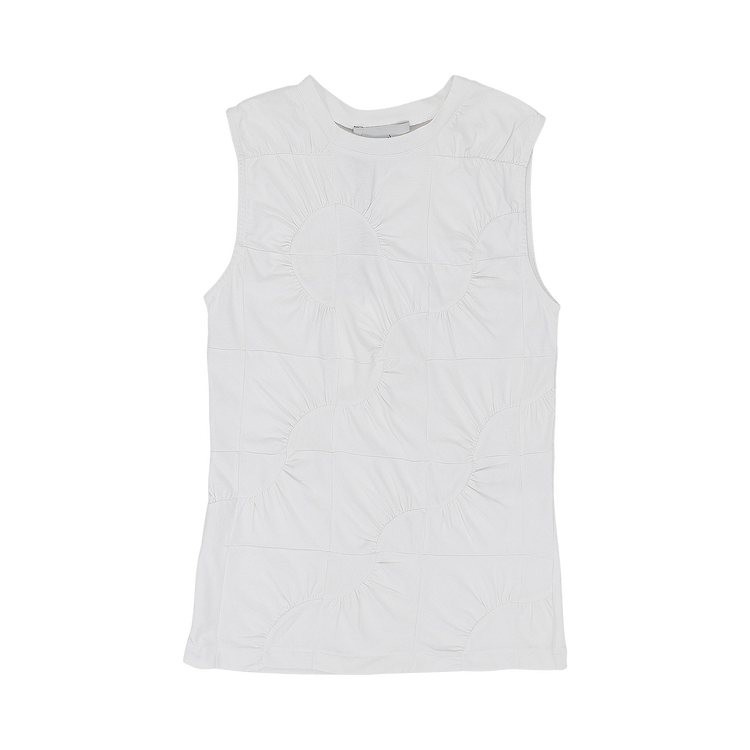 Coperni Patchwork Embroidered Jersey Top "White"