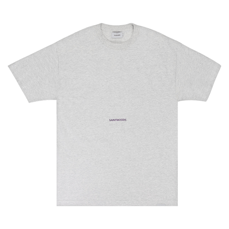 Saintwoods Logo Tee "Ash White"
