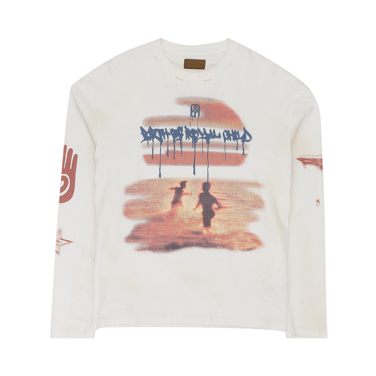 Birth Of Royal Child Sunset Printed Long-Sleeve T-Shirt "White"