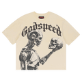 Godspeed Mankind Vs All T-Shirt "Bone/Red"