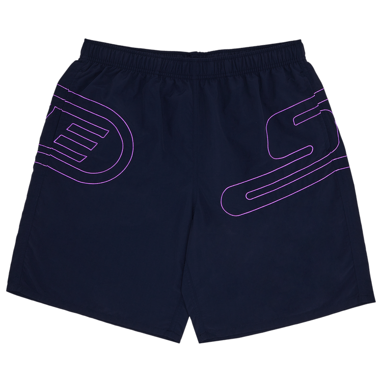 Supreme Big Logo Nylon Short "Navy"