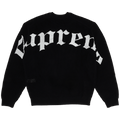 Supreme Old English Printed Sweater "Black"