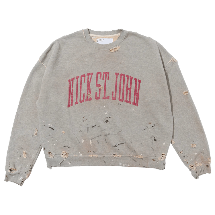 Paly Hollywood Nick St. John Crewneck "Grey"
