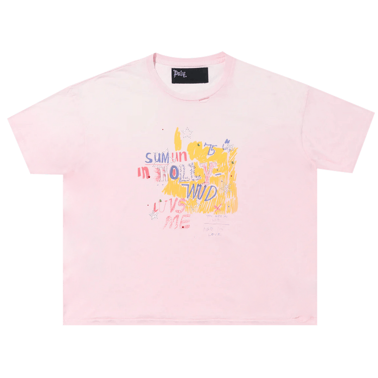 Paly Hollywood Sum 1 In Hollywud Luvs Me Tee "Pink"