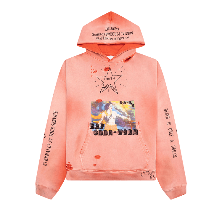 Paly Hollywood Sddn Wsdm Hooded Sweatshirt "Orange"