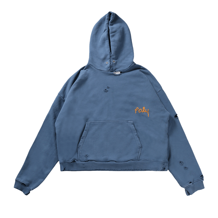 Paly Hollywood Blank Hooded Sweatshirt "Navy"