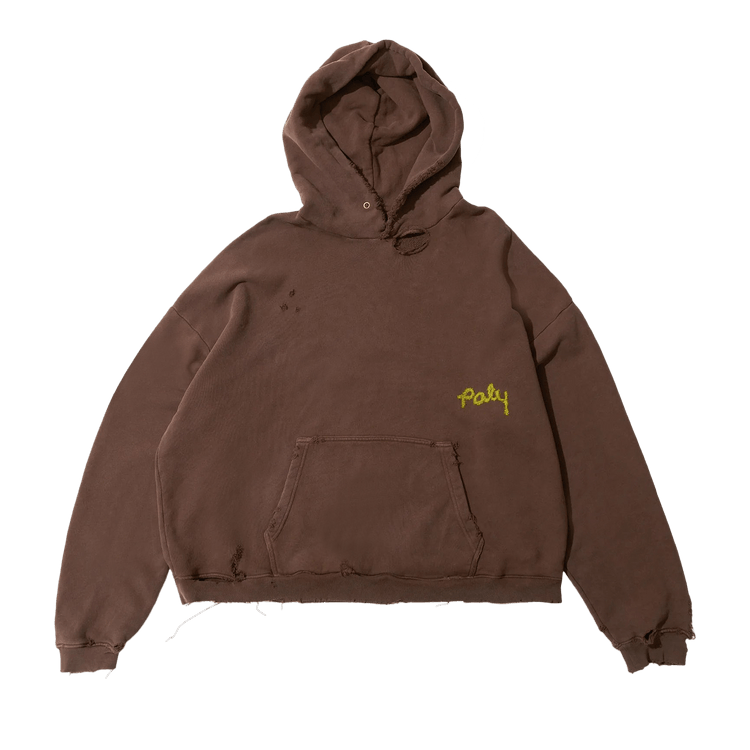 Paly Hollywood Blank Hooded Sweatshirt "Brown"