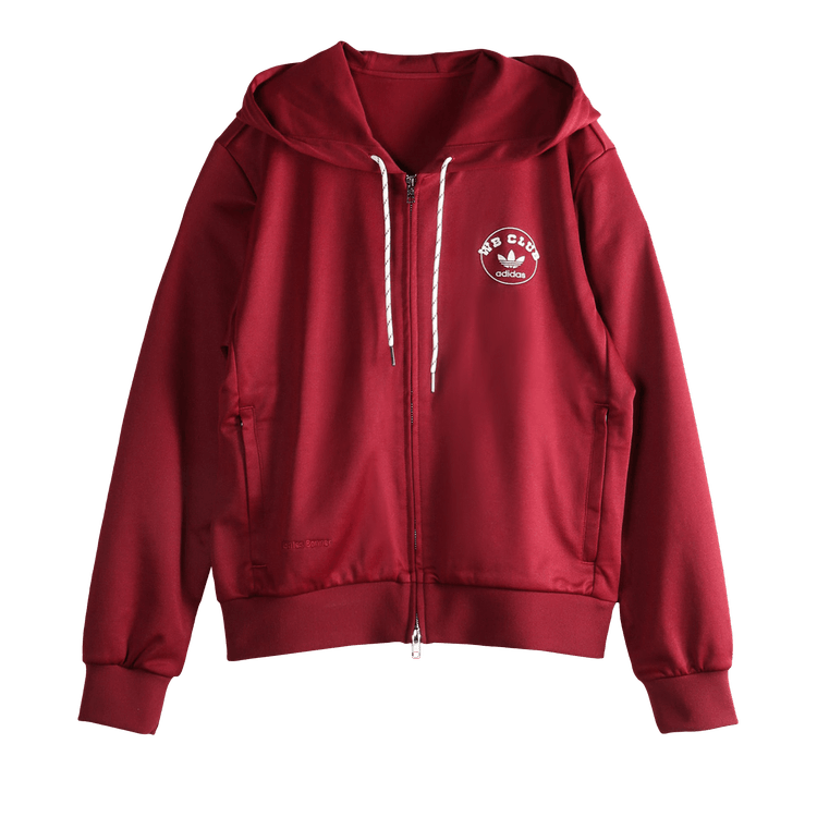 adidas x Wales Bonner Track Hoodie "Collegiate Burgundy"