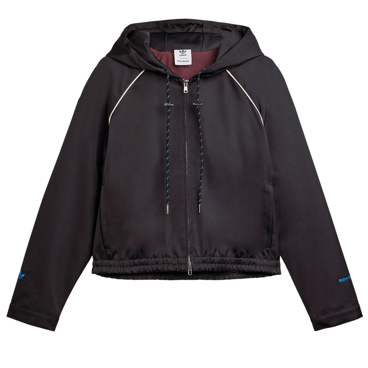 adidas x Wales Bonner Satin Hoodie "Black"