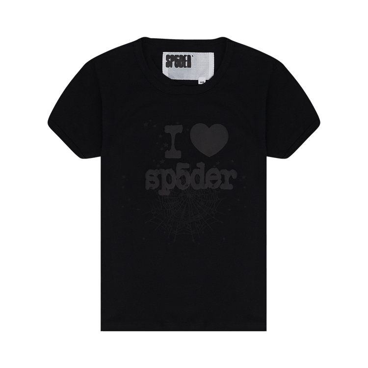 Sp5der Phantom Souvenir Baby Tee "Black"