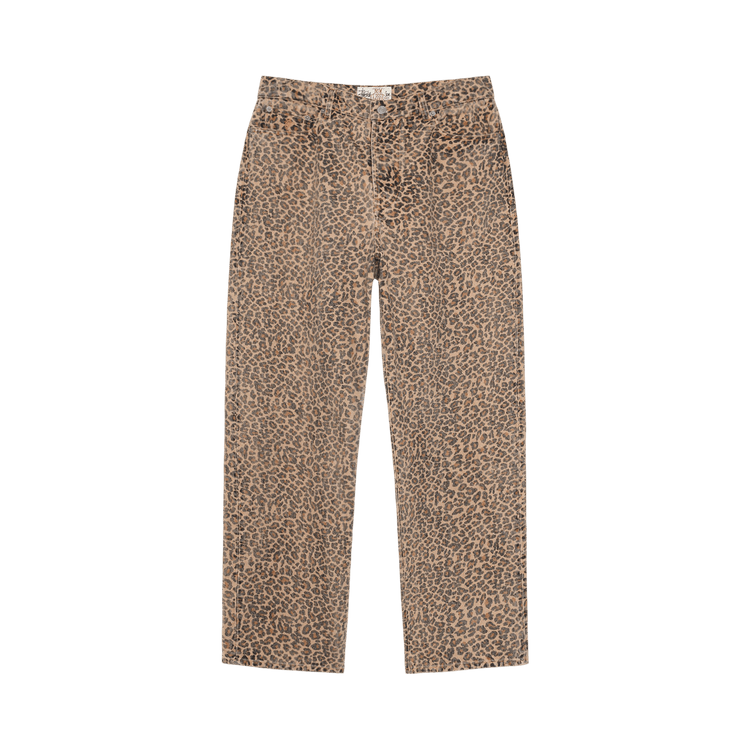 Stussy New Classic Jean Denim "Leopard"