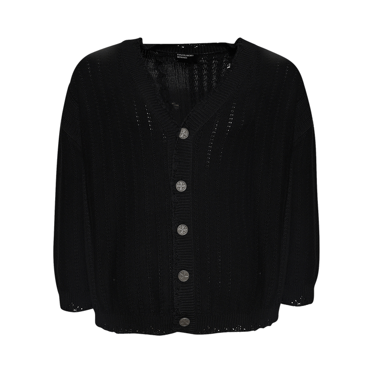 Enfants Riches Déprimés Asymmetrical Cardigan "Black"