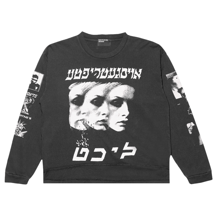 Enfants Riches Déprimés Eulogy Long-Sleeve T-Shirt "Faded Black"