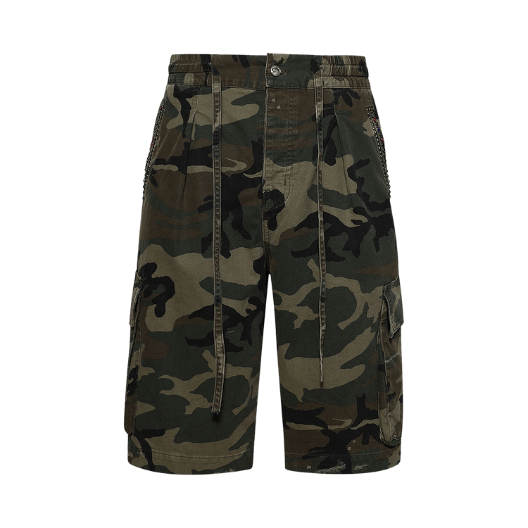 Nahmias Pleated Cargo Shorts "Camo"