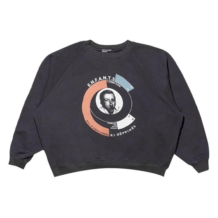 Enfants Riches Déprimés Snake Boy Raglan Sweatshirt "Faded Black"