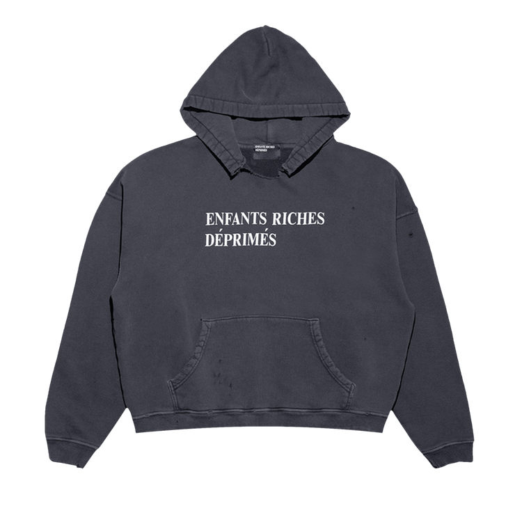 Enfants Riches Déprimés Classic Logo Hoodie "Faded Black"