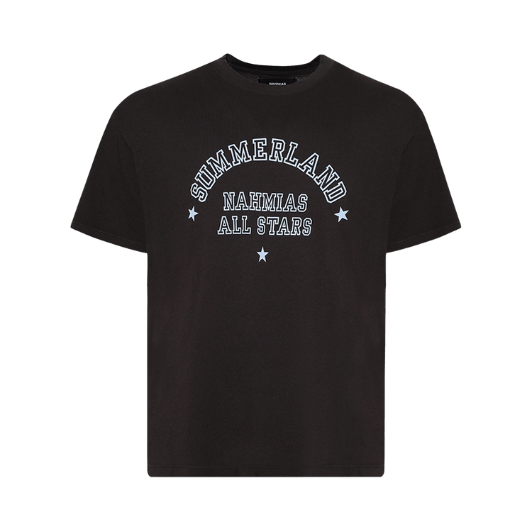 Nahmias Summerland All Stars Boxy T-Shirt "Off Black"