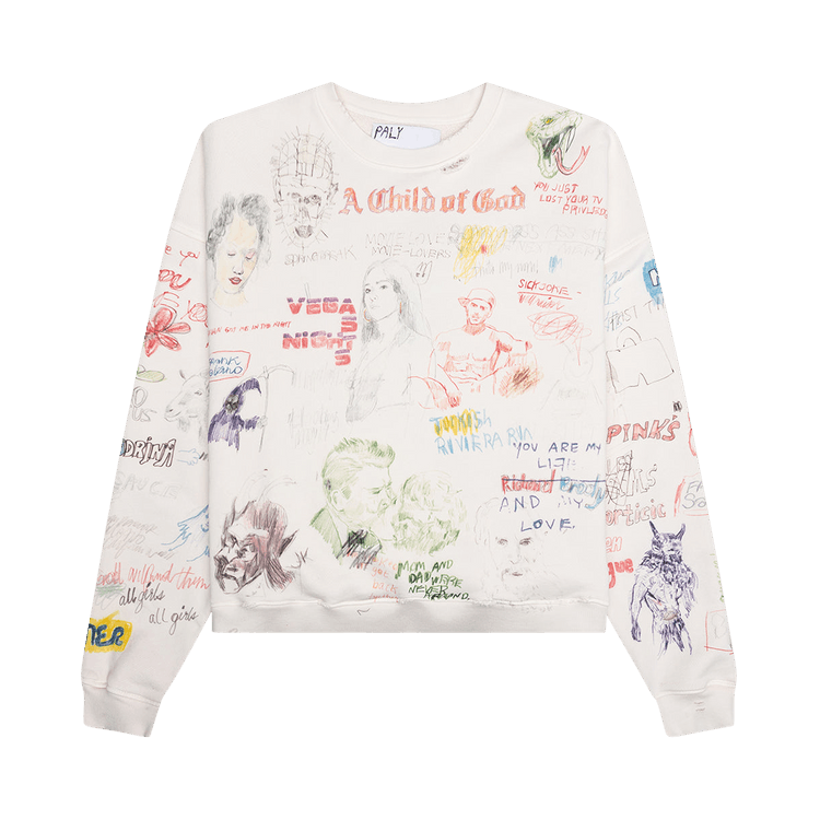 Paly Hollywood Good Times Are Over 2.0 Crewneck "Vintage White"