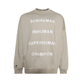Rick Owens x Champion Jumbo Sweatshirt "Pearl"