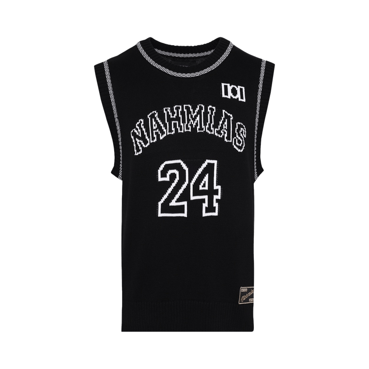 Nahmias Knit 24 Basketball Jersey "Black"