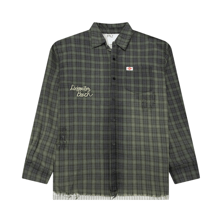 Paly Hollywood Dockweiler Flannel Overshirt "Navy"