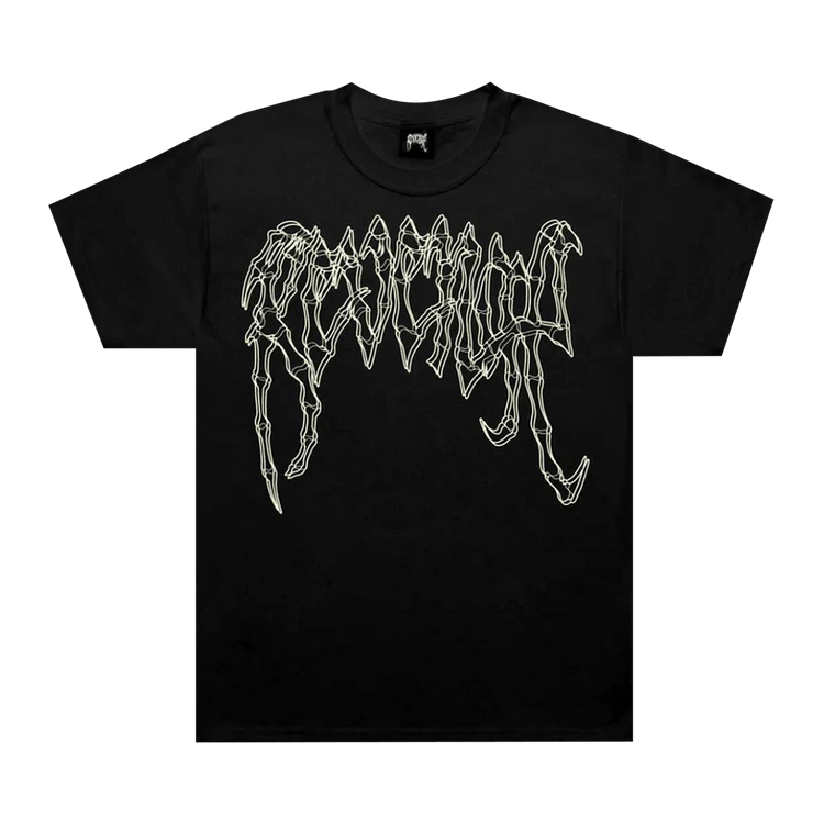 Revenge Arch Logo Crossbone Tee "Black"