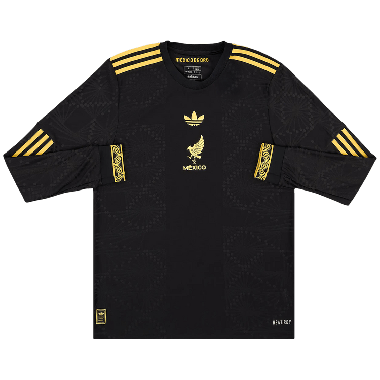 adidas Mexico Gold Long-Sleeve Jersey "Black"