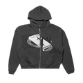 Enfants Riches Déprimés Holy Bible Assemblage Baggy Zip Hoodie "Black"