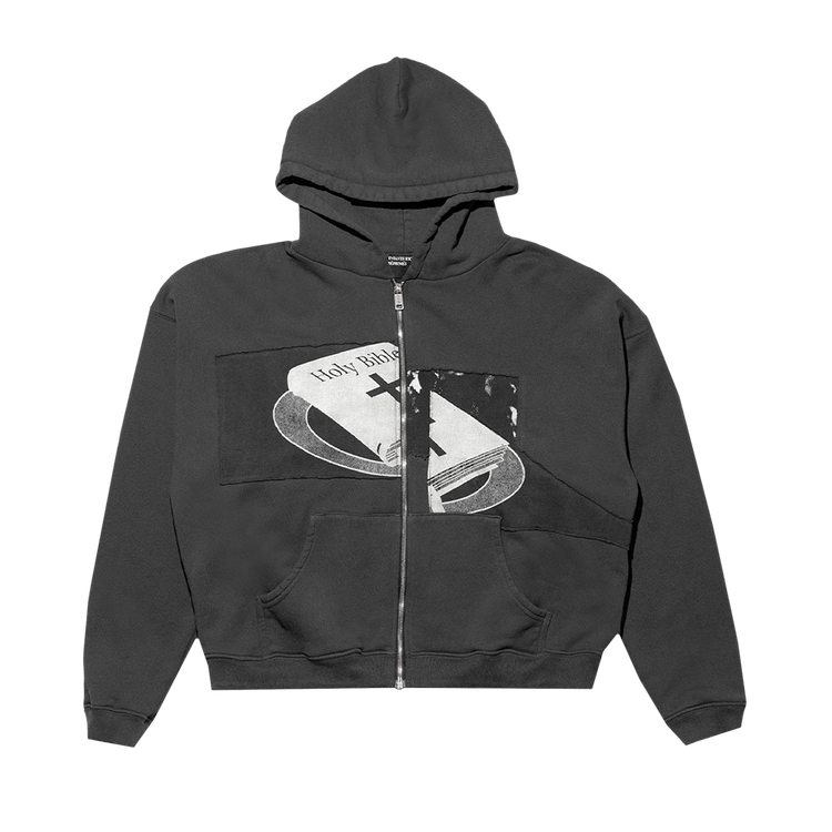 Enfants Riches Déprimés Holy Bible Assemblage Baggy Zip Hoodie "Black"