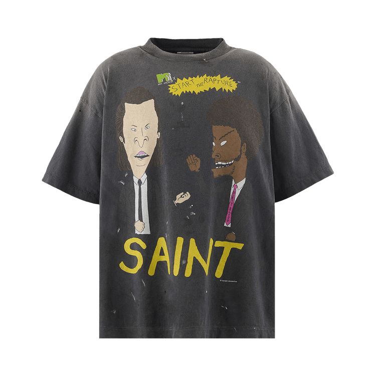 SAINT Mxxxxxx Rapture Short-Sleeve T-Shirt "Black"